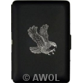 "Flying Eagle" Ultra Slim King Black Matte Card Case