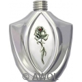 5oz 'Long Rose' Premium Winged Chrome Flask