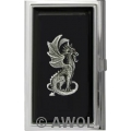 "Little Dragon" Black Epoxy Business Card Case