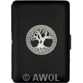 "Celtic Tree of Life" Ultra Slim King Black Matte Card Case