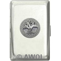 "Celtic Tree of Life" Ultra Slim King Chrome Card Case