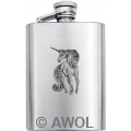 3.5oz 'Glitter Unicorn' Premium Satin Boot Flask