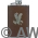 3.5oz 'Flying Eagle' Brown Genuine Leather Boot Flask