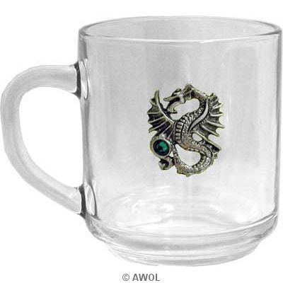 Nicks Dragon 10oz Full Tempered Clear Gl Coffee Mug Microwave Nicks Dragon 10oz Full Tempered Clear Gl Coffee Mug Microwave Safe Made In Usa