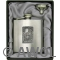 8oz 'Wolf in the Woods' Heavy Gauge Premium Satin Flask & Funnel Gift Set