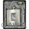 8oz 'Gothic Celtic Dragon' Heavy Gauge Premium Satin Flask & Funnel Gift Set