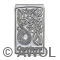 'Celtic Zodiac Capricorn' Pewter Panel Silver Tone Money Clip